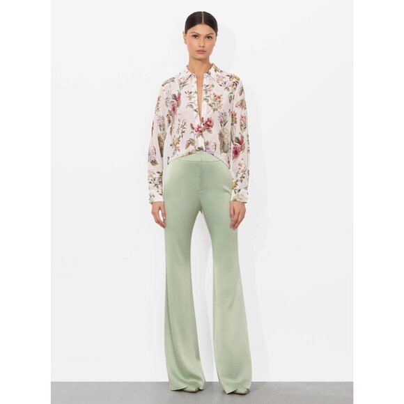 Alice + Olivia Willa Sweet Nothings Silk Blouse Small NWT $350 - Picture 2 of 10